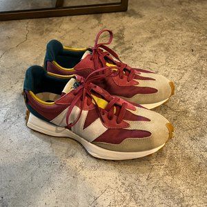 New Balance 327 Bordeaux Tan Teal Size US Mens 9